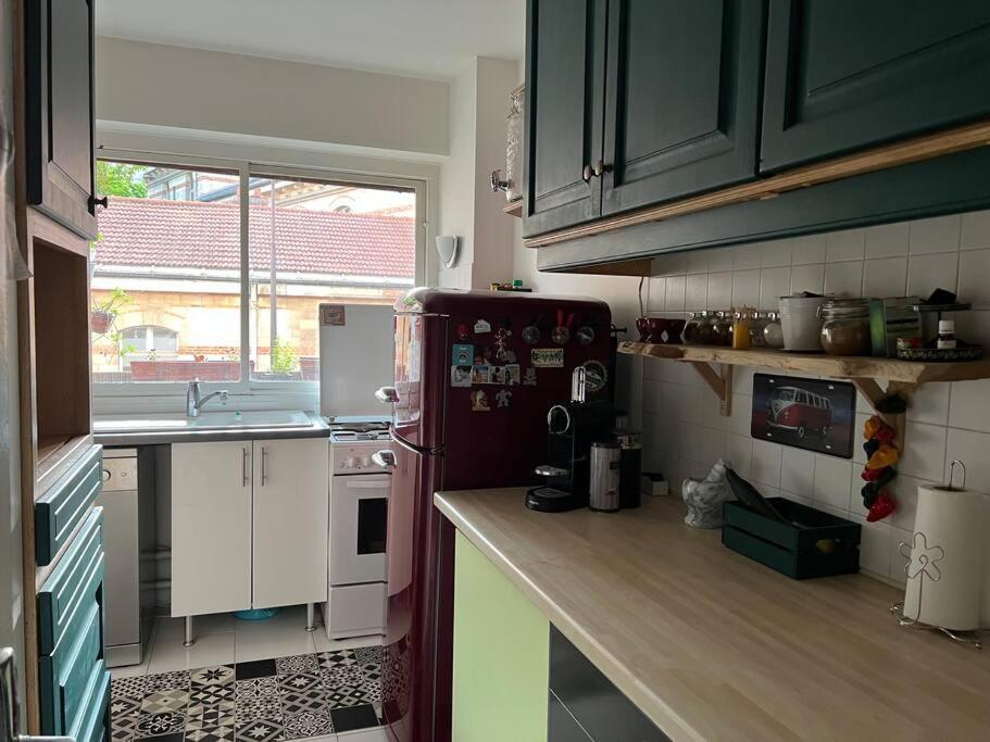 Grand Appartement Avec Balcon Et Parking Gratuit Sur Place Paris Dış mekan fotoğraf
